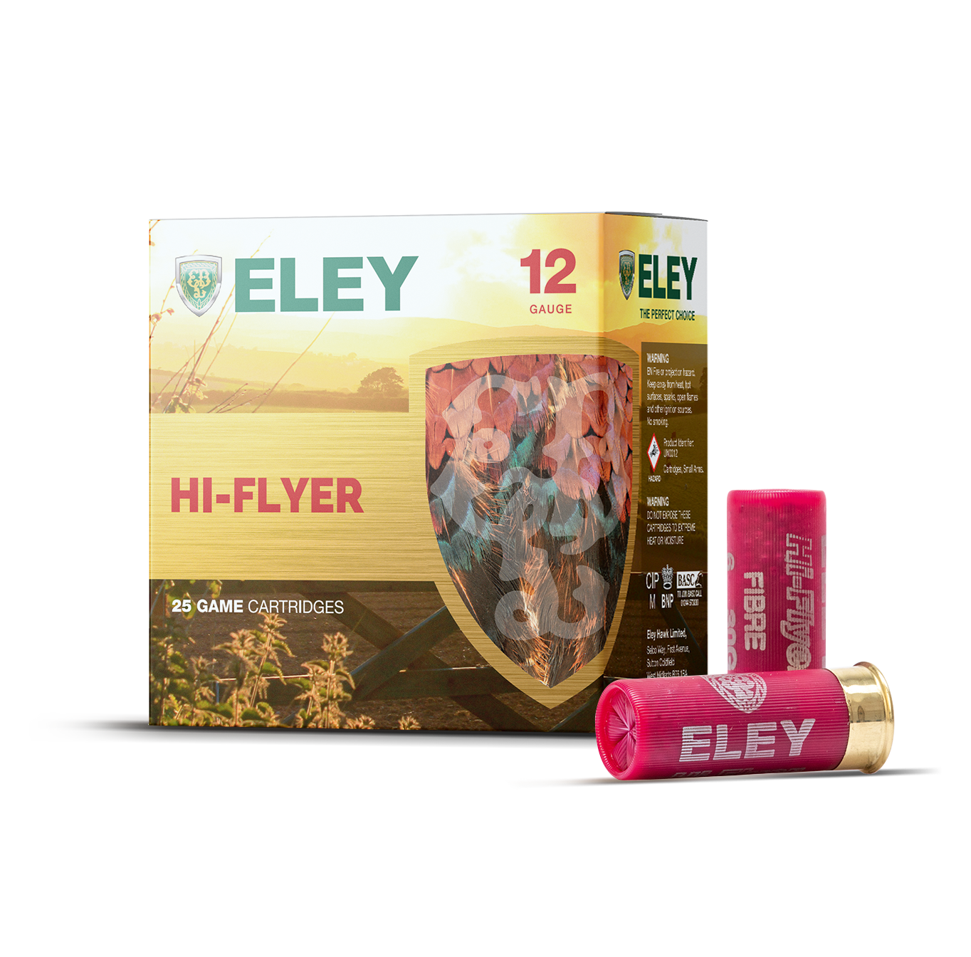 Eley Hi Flyer 12g 30gm No.6 Fibre Wad Cartridges x 25