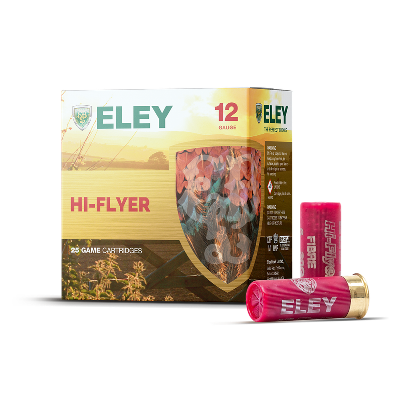 Eley Hi Flyer 12g 30gm No.6 Fibre Wad Cartridges x 25