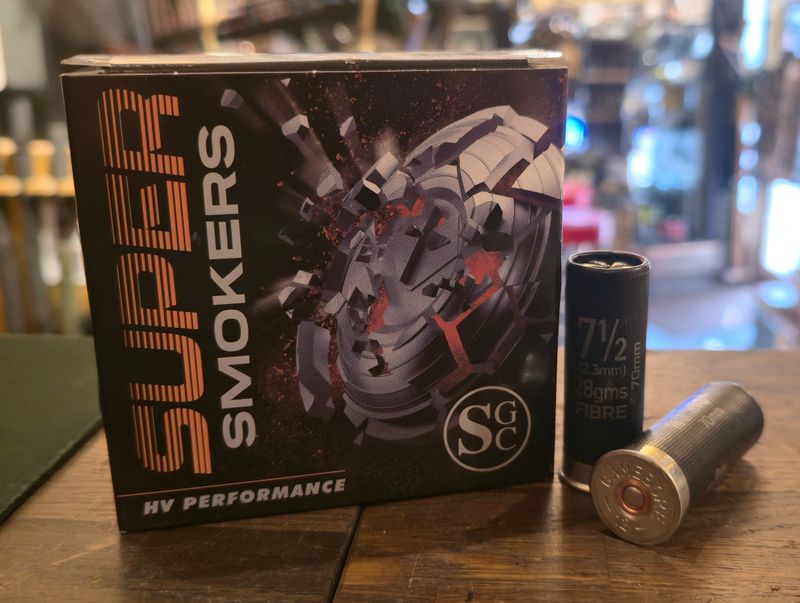 Gamebore Super Smokers 12g - 24gram 7.5 Fibre Wad Cartridges x 25