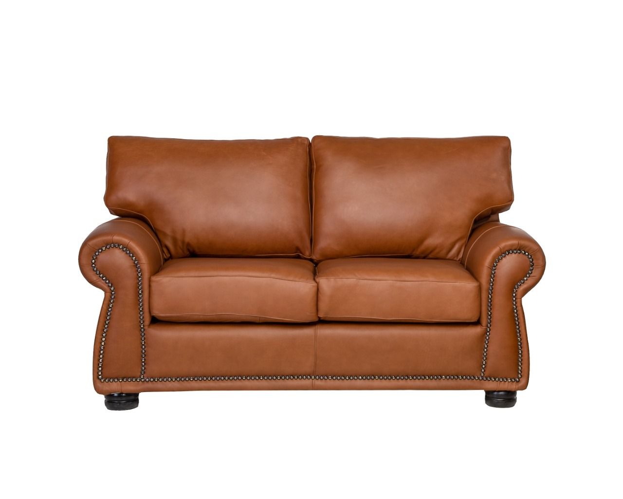 Avalanche 2 Seater Couch in Fullgrain Leather