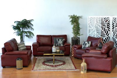 Bellini 1 seater Couch in Fullgrain Leather