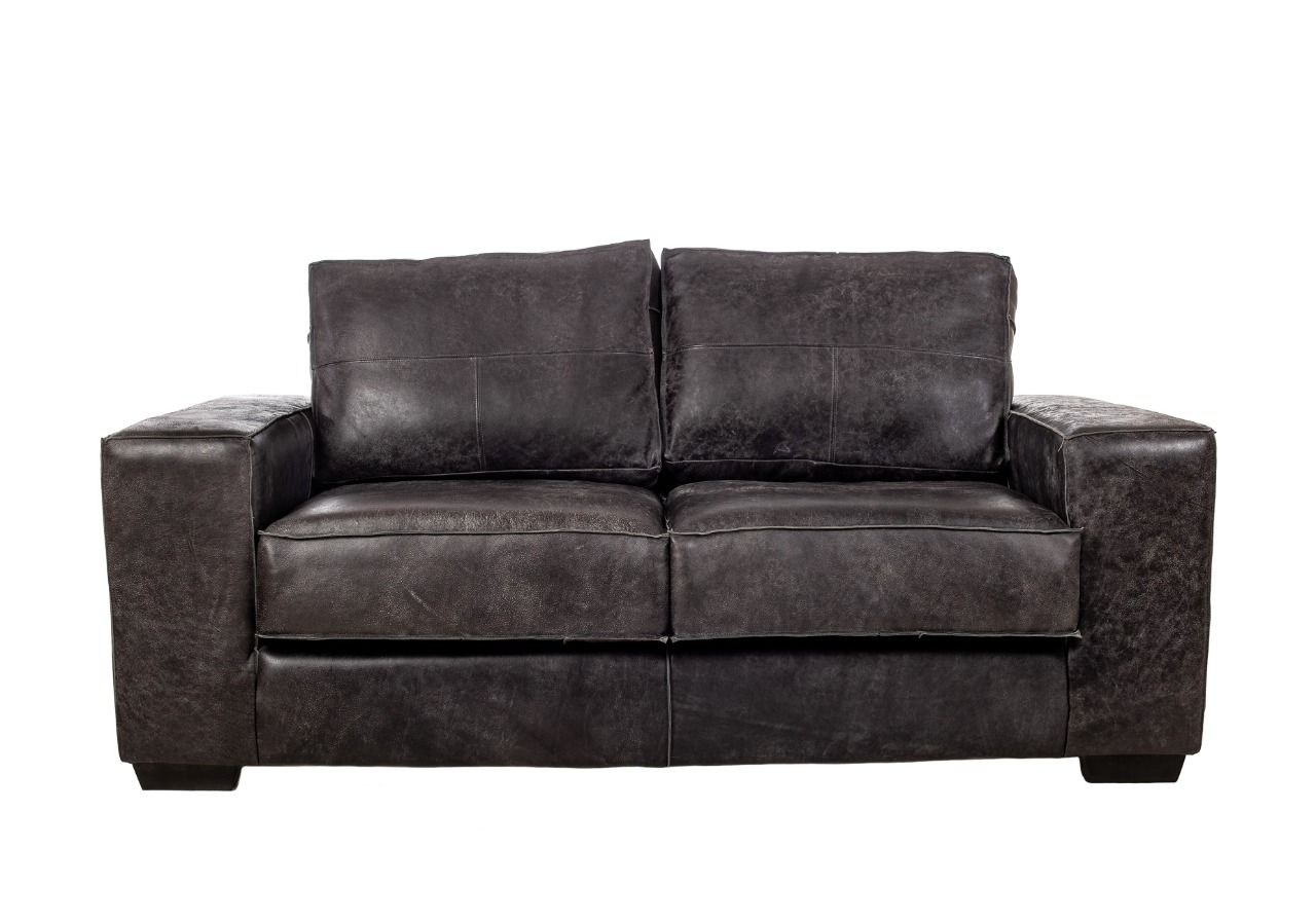 Avanti 2 seater Couch in Fullgrain Leather