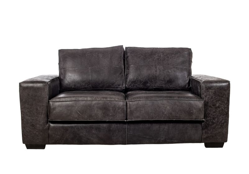 Avanti 2 seater Couch in Fullgrain Leather