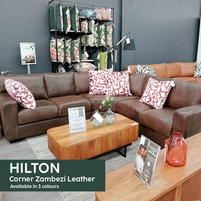 Hilton Corner in Zambezi Leather