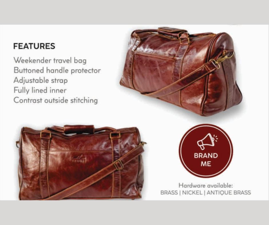 Cognac Travel Bag