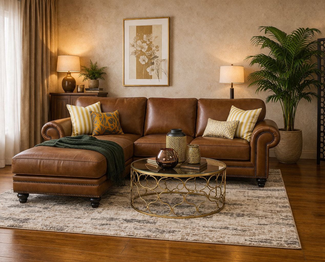 Fabula Daybed in Fullgrain Leather