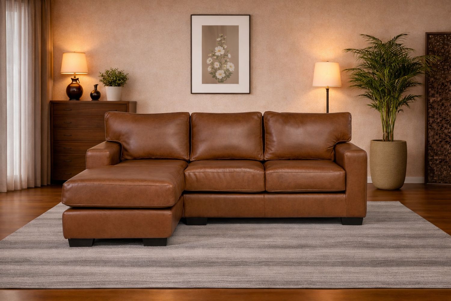 Ariata Daybed in Fullgrain Leather