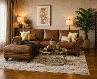 Mondial Daybed in Fullgrain Leather