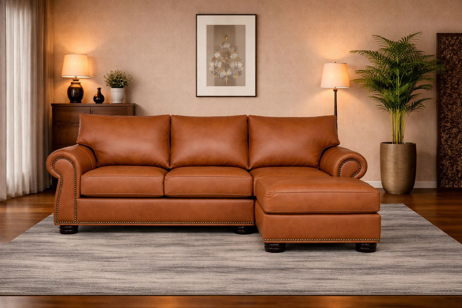 Avalanche Daybed in Fullgrain Leather