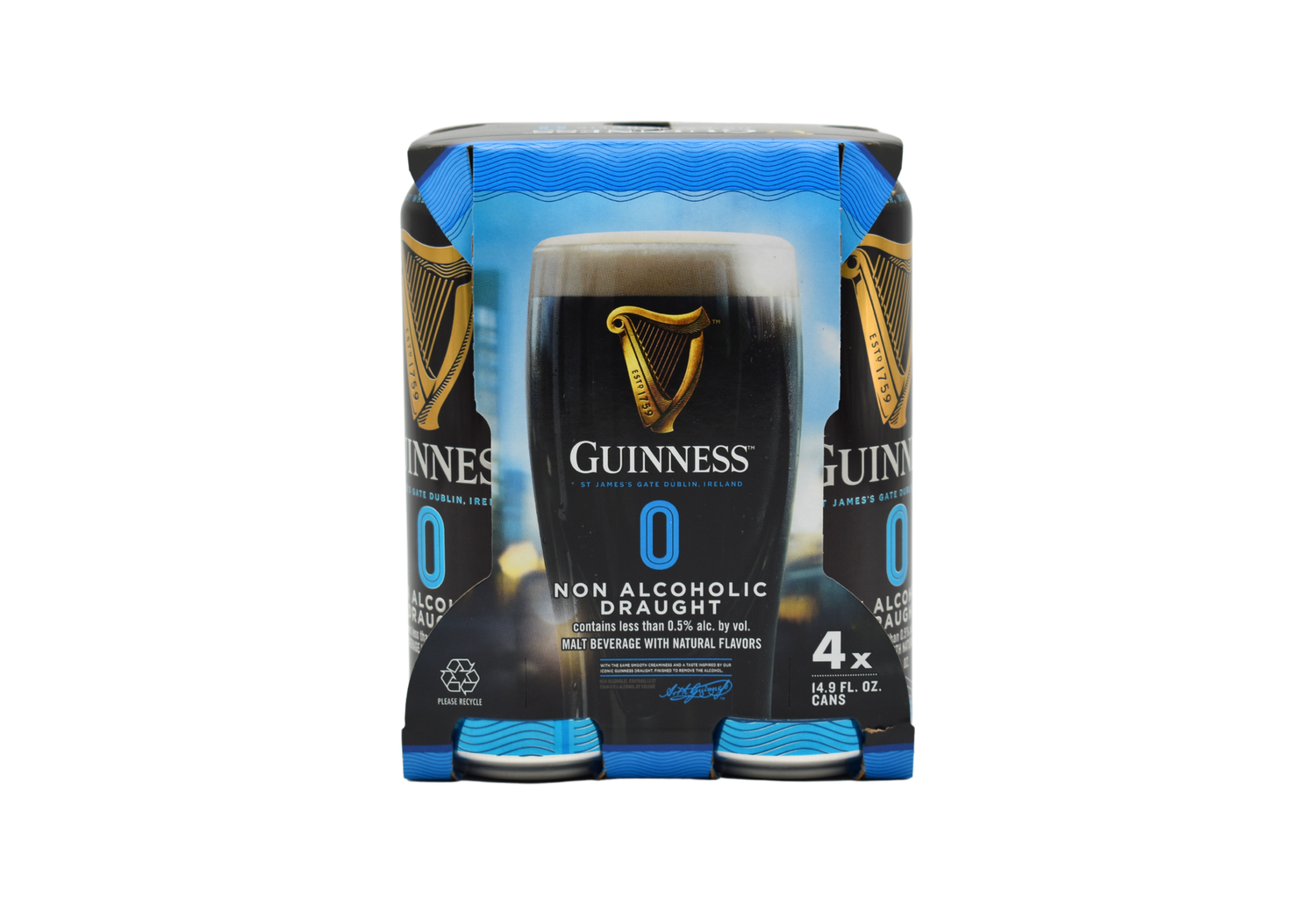 Guinness Zero NA 4pk 14.9oz cans