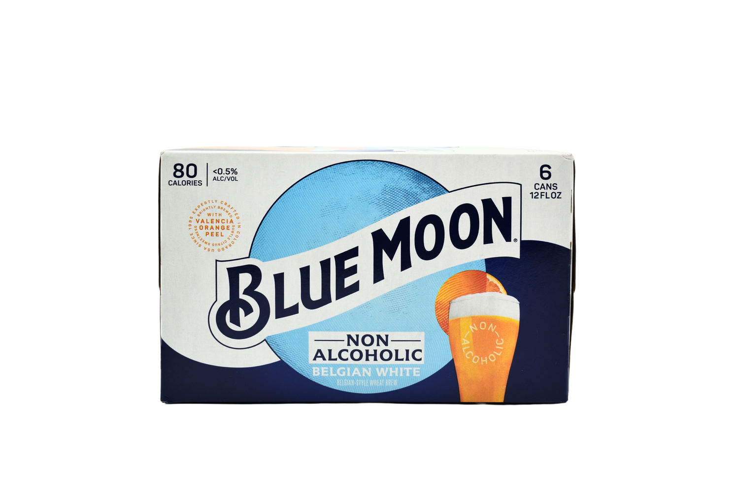Blue Moon Non Alcoholic 12oz can 6pk