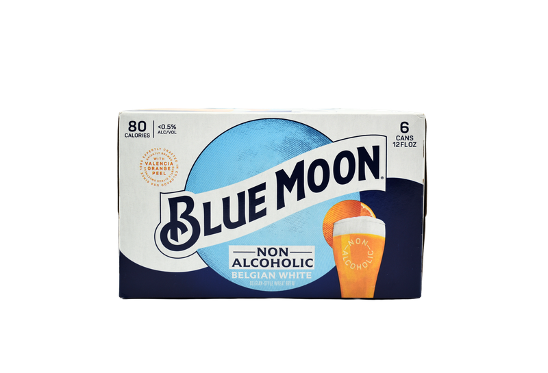 Blue Moon Non Alcoholic 12oz can 6pk