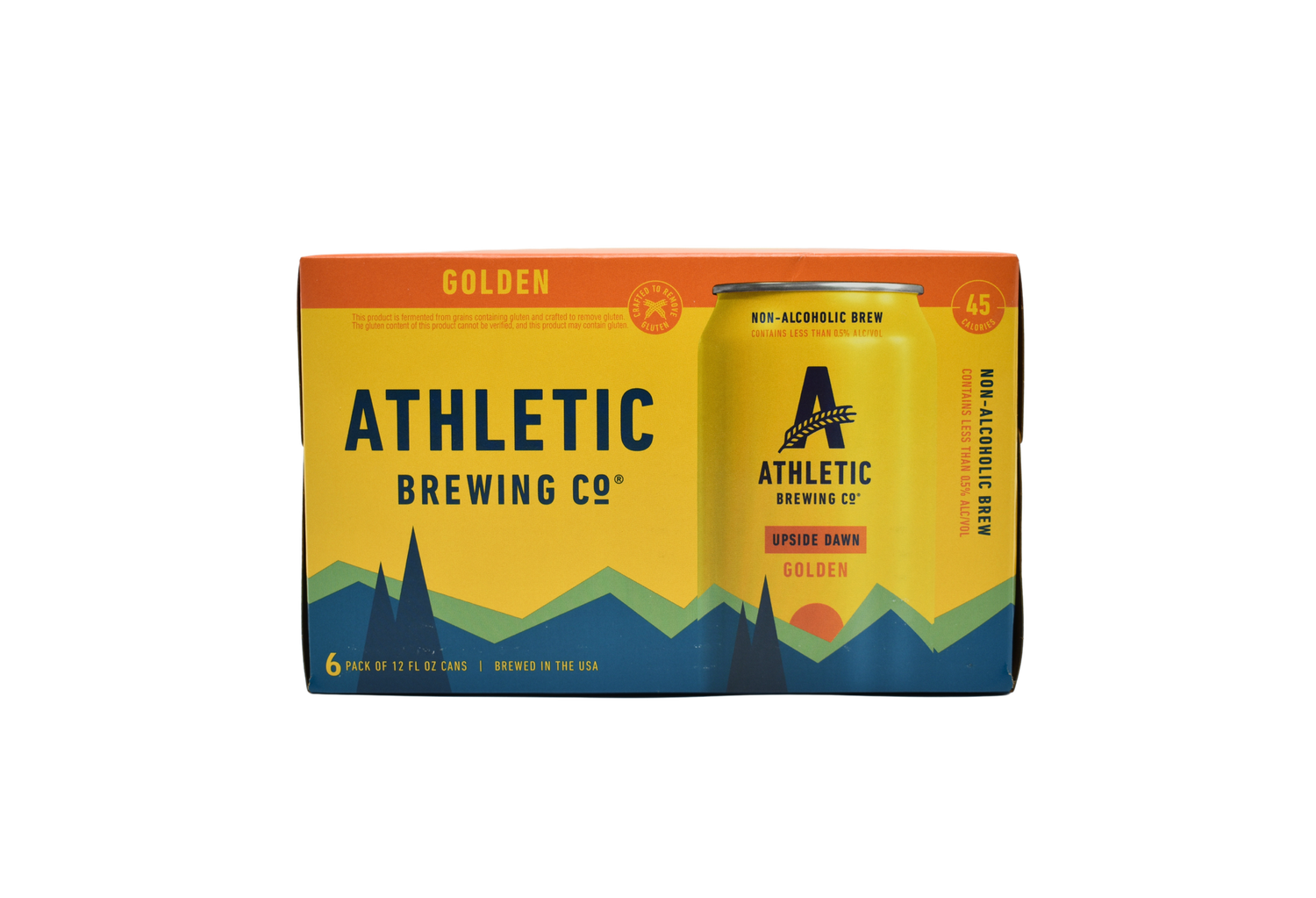 Athletic Upside Dawn Golden Ale NA - 6pk 12oz cans