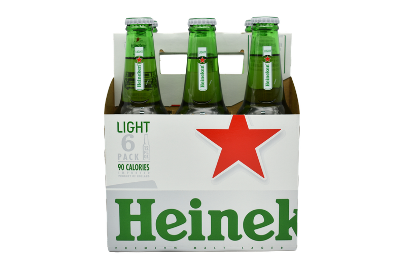 Heineken Light Beer 6pk -12oz bottles