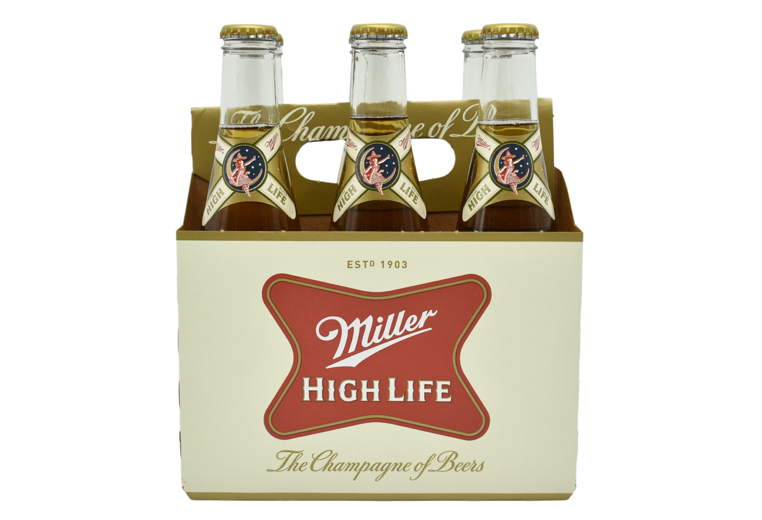 Miller High Life Beer 6pk -12 oz bottles
