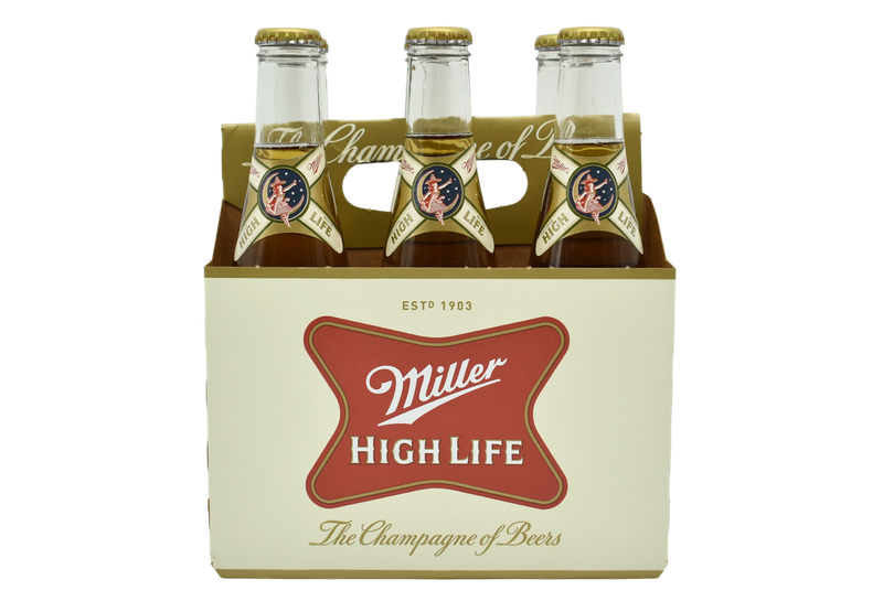 Miller High Life Beer 6pk -12 oz bottles