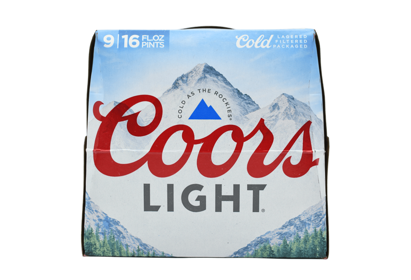 Coors Light 16oz 9pk