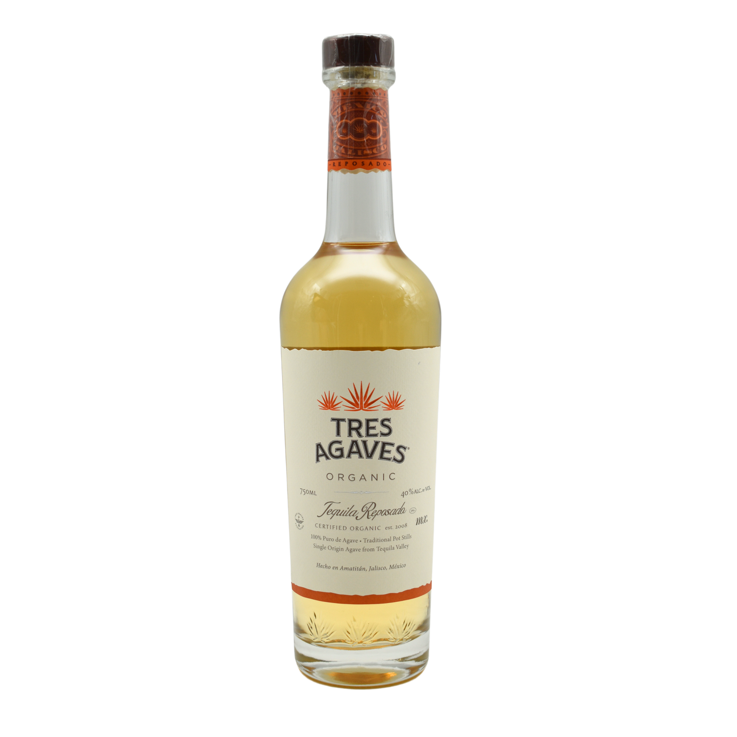 Tres Agaves Organic Reposado 750ml