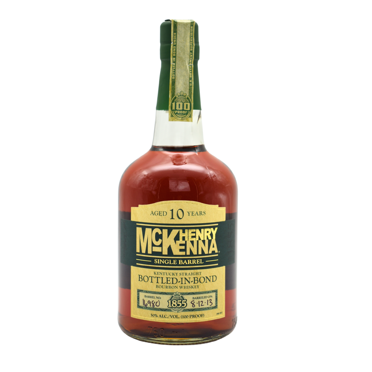 McKenna Henry Bottled In Bond Single Barrel Bourbon 750ml