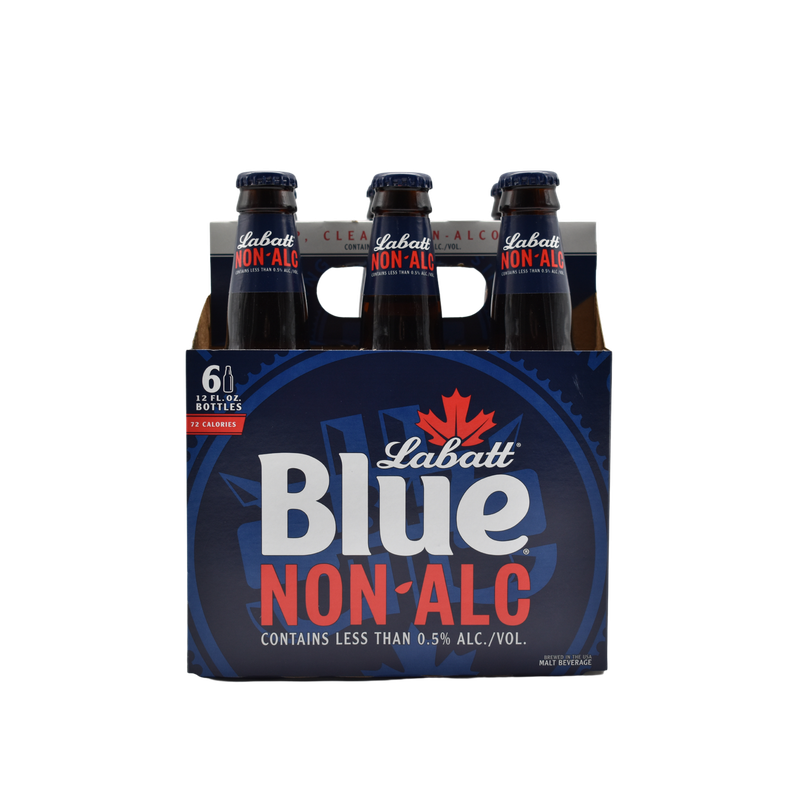 Labatt Blue Non-Alcoholic 6pk 12oz bottles