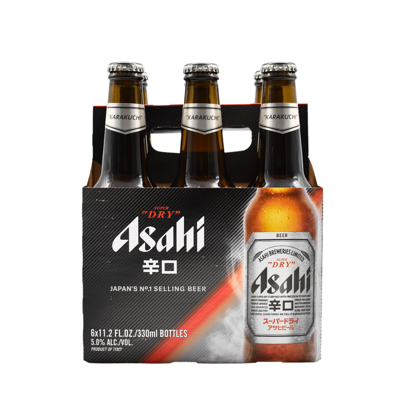 Asahi Japanese Beer 6pk 12oz bottles
