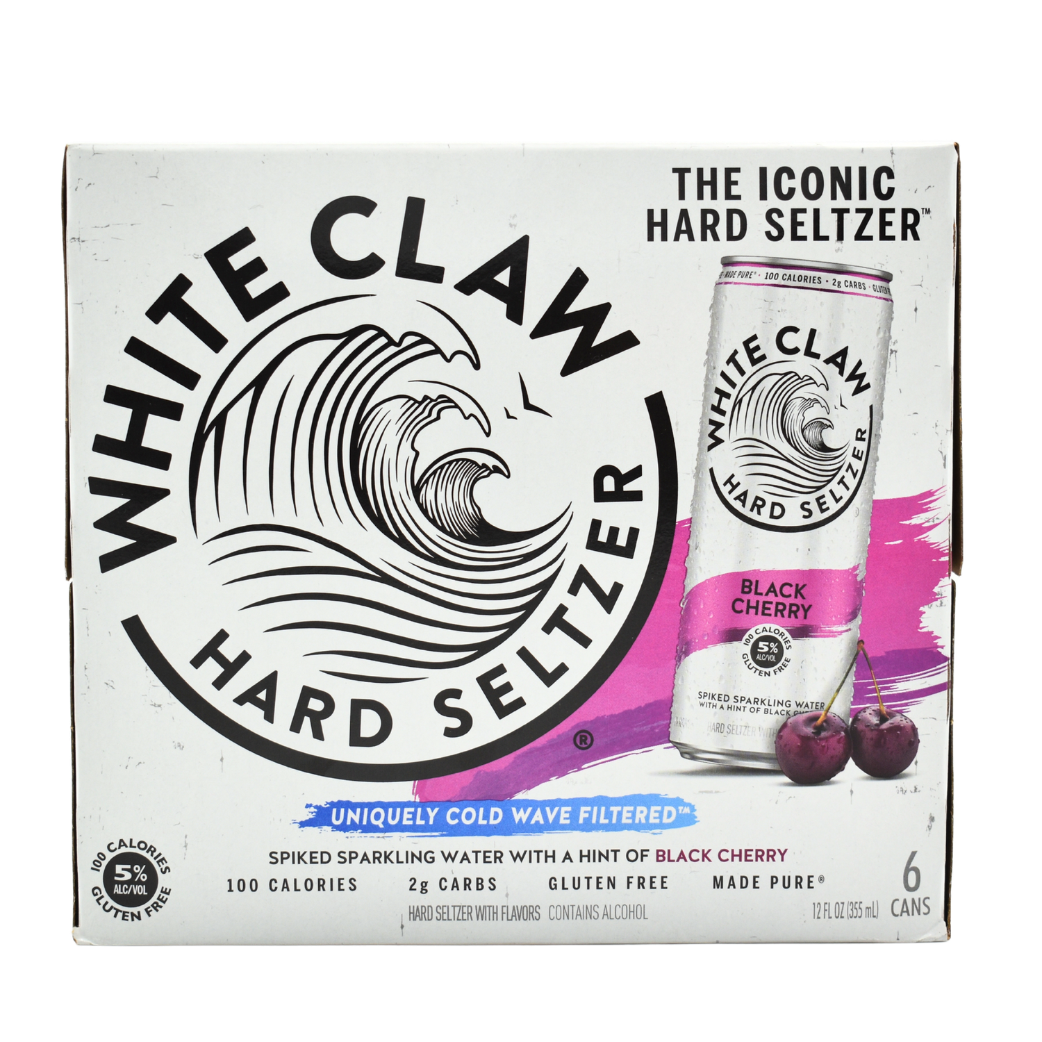 White Claw Black Cherry 6pk -12oz cans