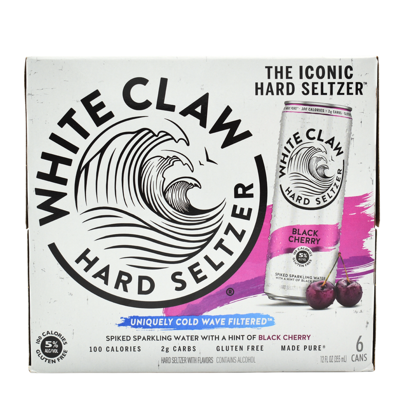 White Claw Black Cherry 6pk -12oz cans