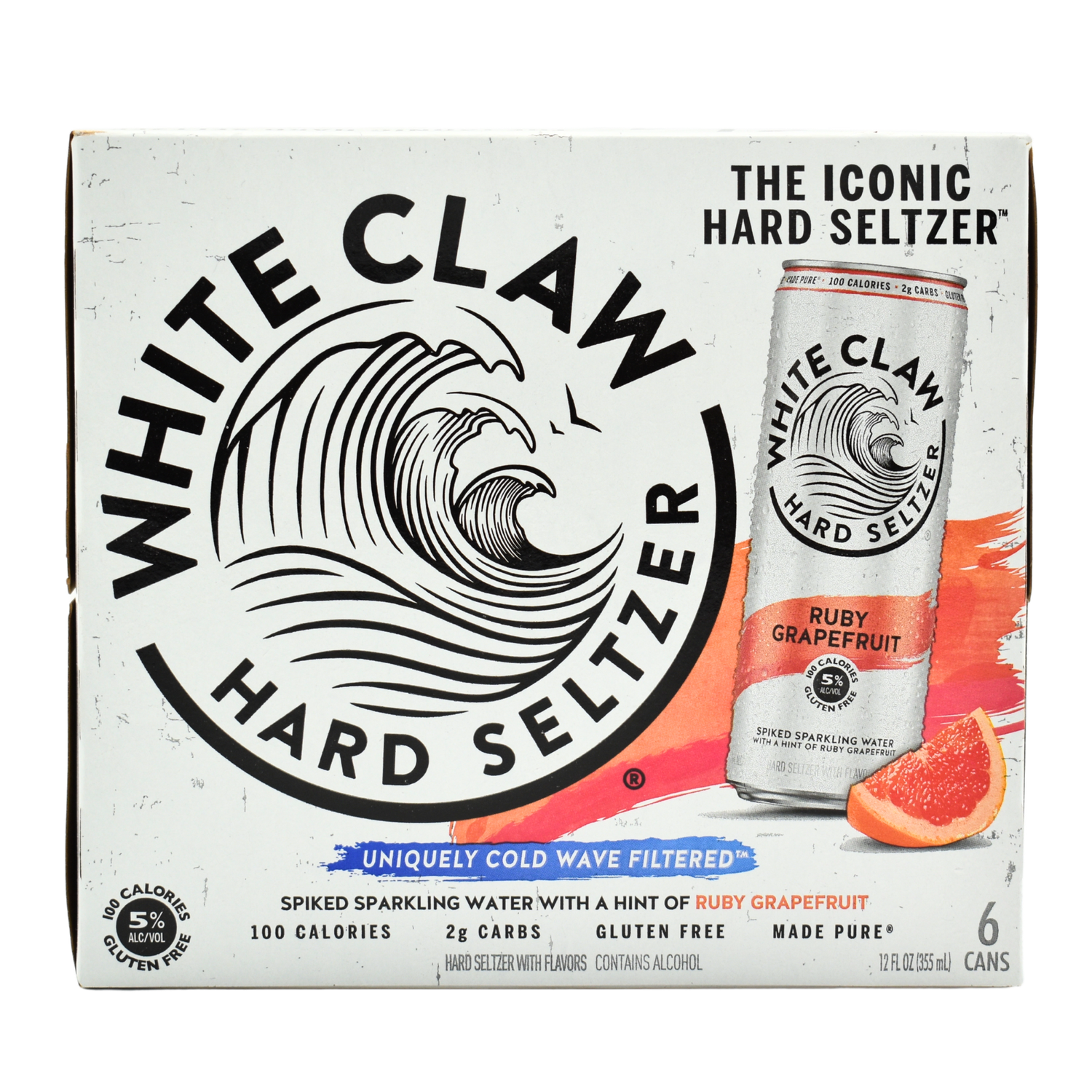White Claw Ruby Grapefruit 6pk-12oz cans