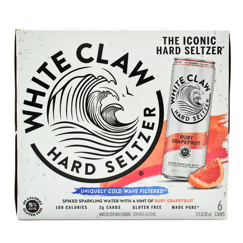White Claw Ruby Grapefruit 6pk-12oz cans