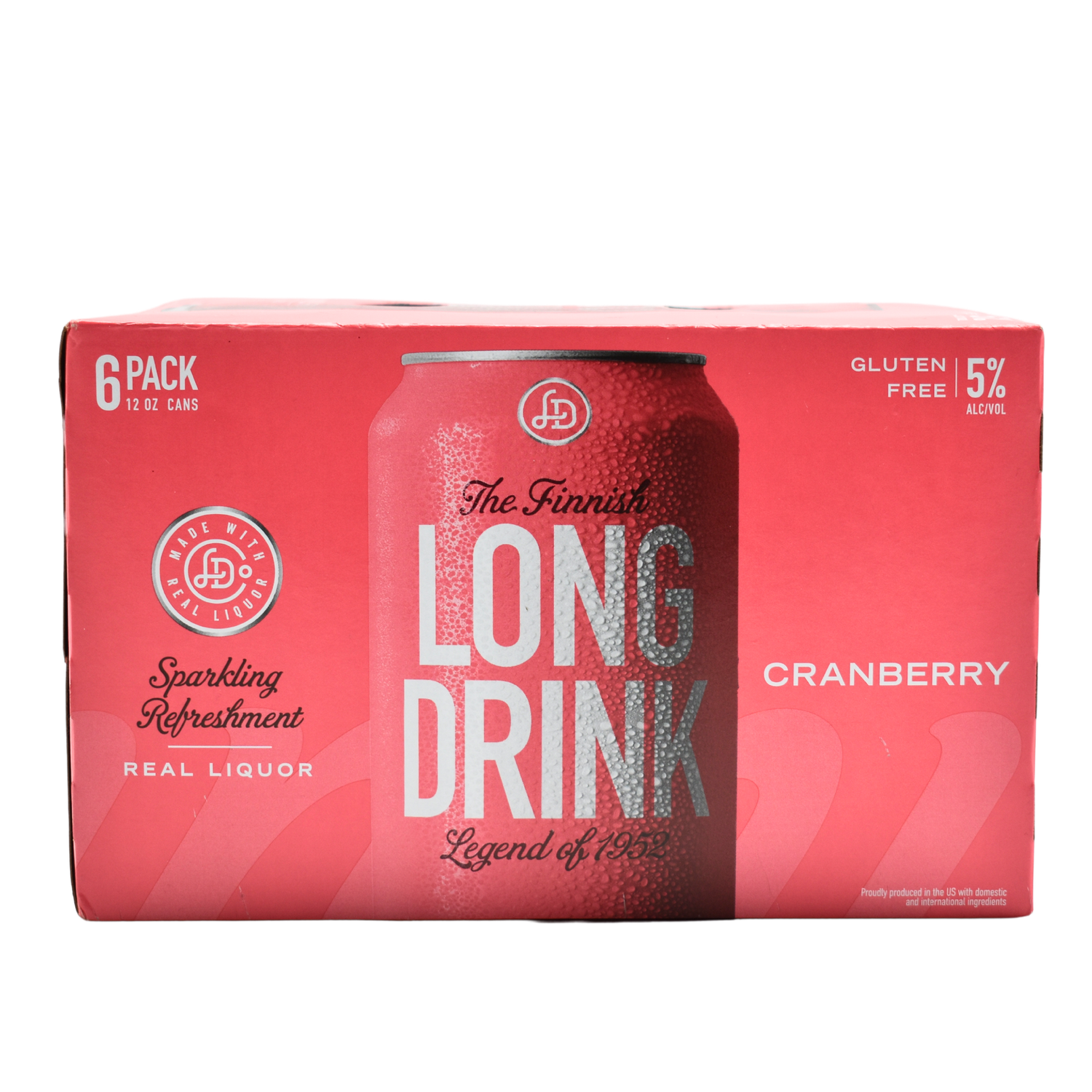 Long Drink Cranberry 6pk -12oz cans