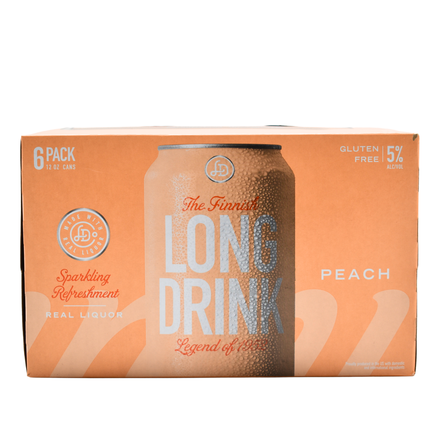 Long Drink Peach 6pk - 12oz cans