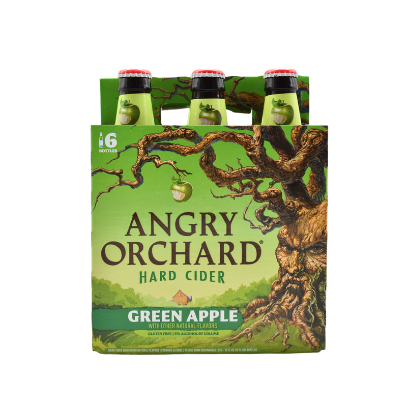Angry Orchard Green Apple Hard Cider 6pk - 12oz bottles
