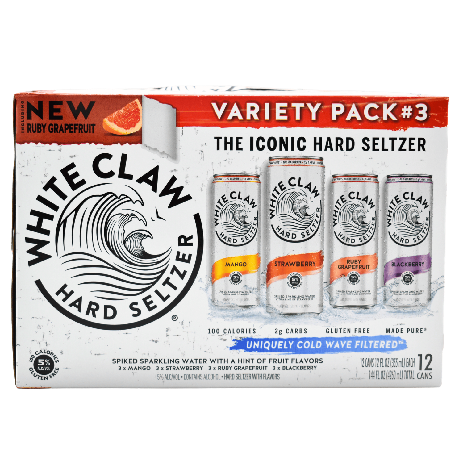 White Claw Variety Pack #3 12pk -12oz cans