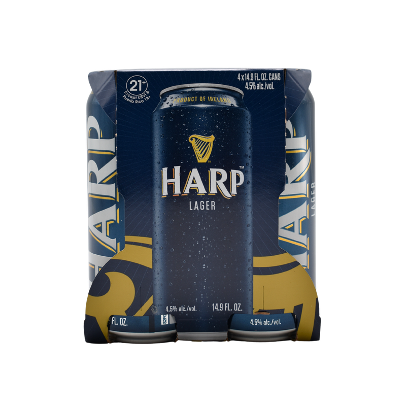 Harp Lager 4pk 14.9oz can