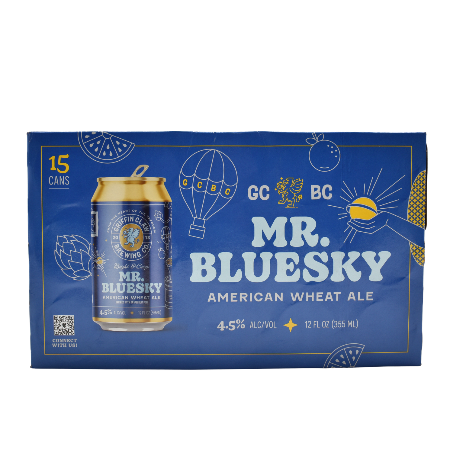 Griffin Claw Mr. Blue Sky Wheat Ale 15pk 12oz cans