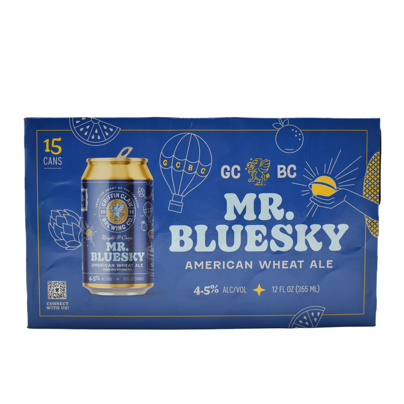 Griffin Claw Mr. Blue Sky Wheat Ale 15pk 12oz cans