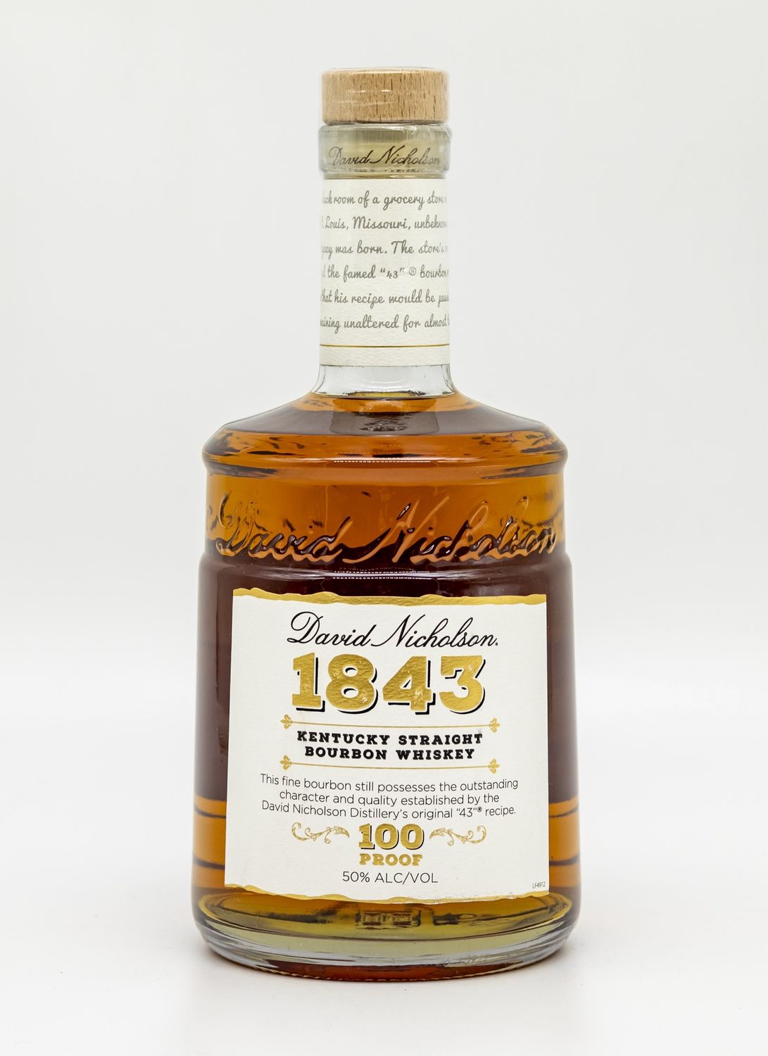 David Nicholson 1843 Kentucky Straight Bourbon Whiskey 750ml