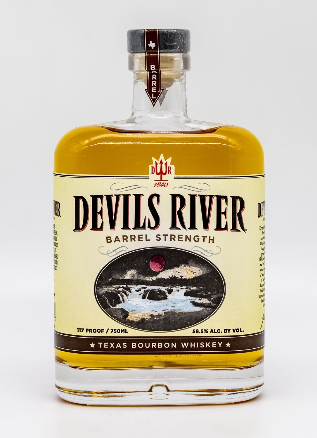 Devil&#39;s River Barrel Strength Whiskey 750ml