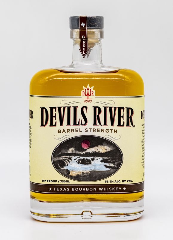 Devil&#39;s River Barrel Strength Whiskey 750ml