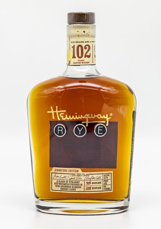 Hemingway Rye Signature 750ml