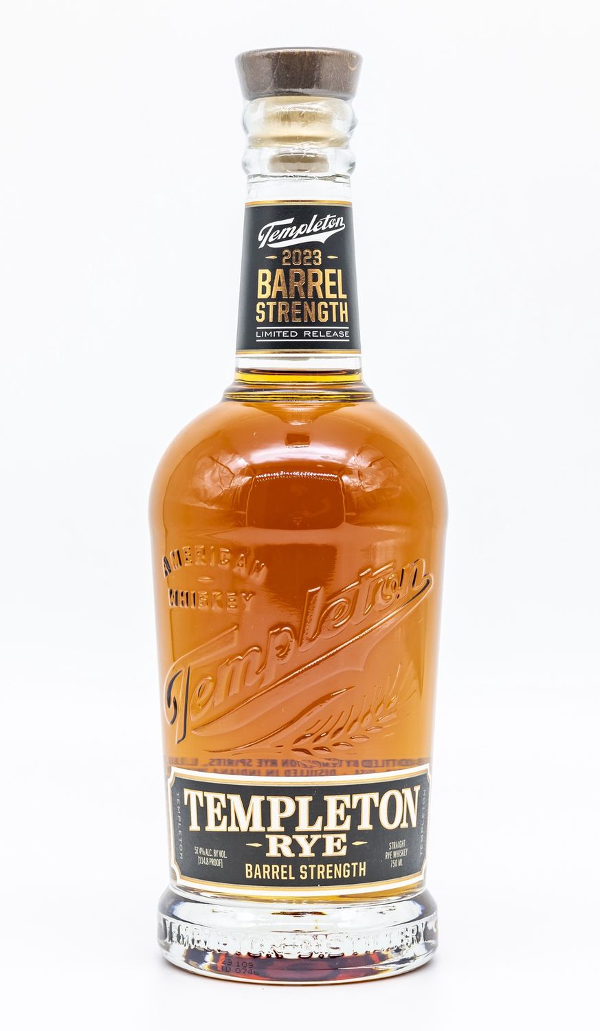 Templeton Rye Barrel Strength 750ml