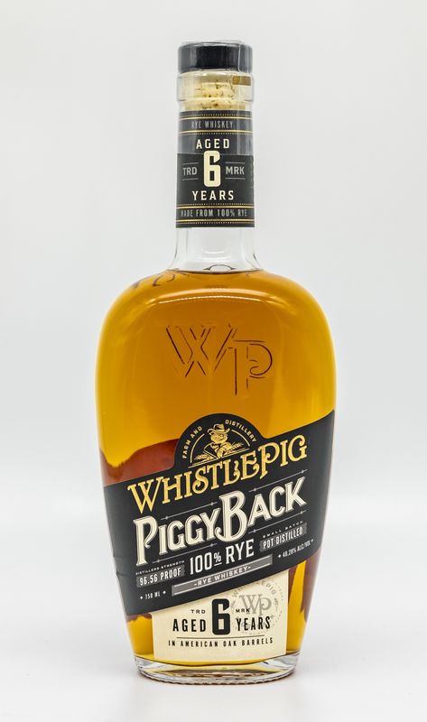 WhistlePig PiggyBack Rye 6 Year Old  750ml
