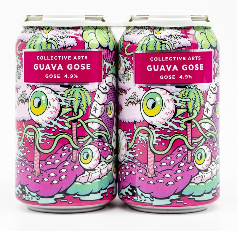 Collective Arts Guava Gose 4pk 12oz cans