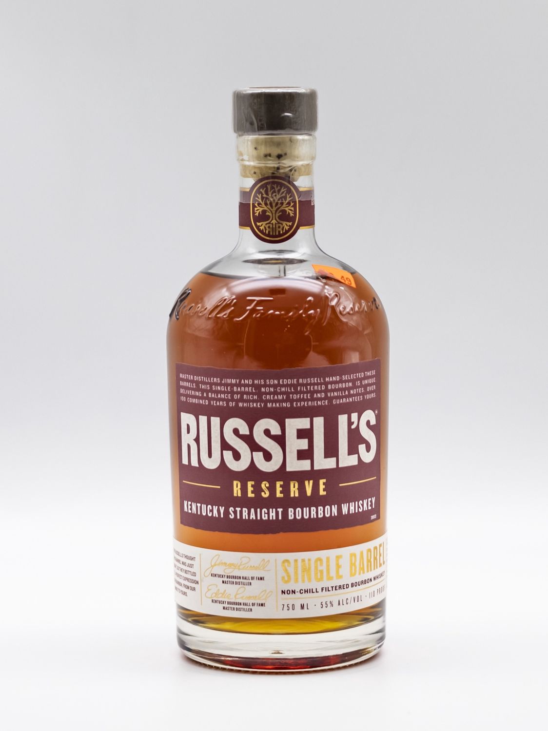 Russell&#39;s Reserve Single Barrel Bourbon Whiskey 750ml