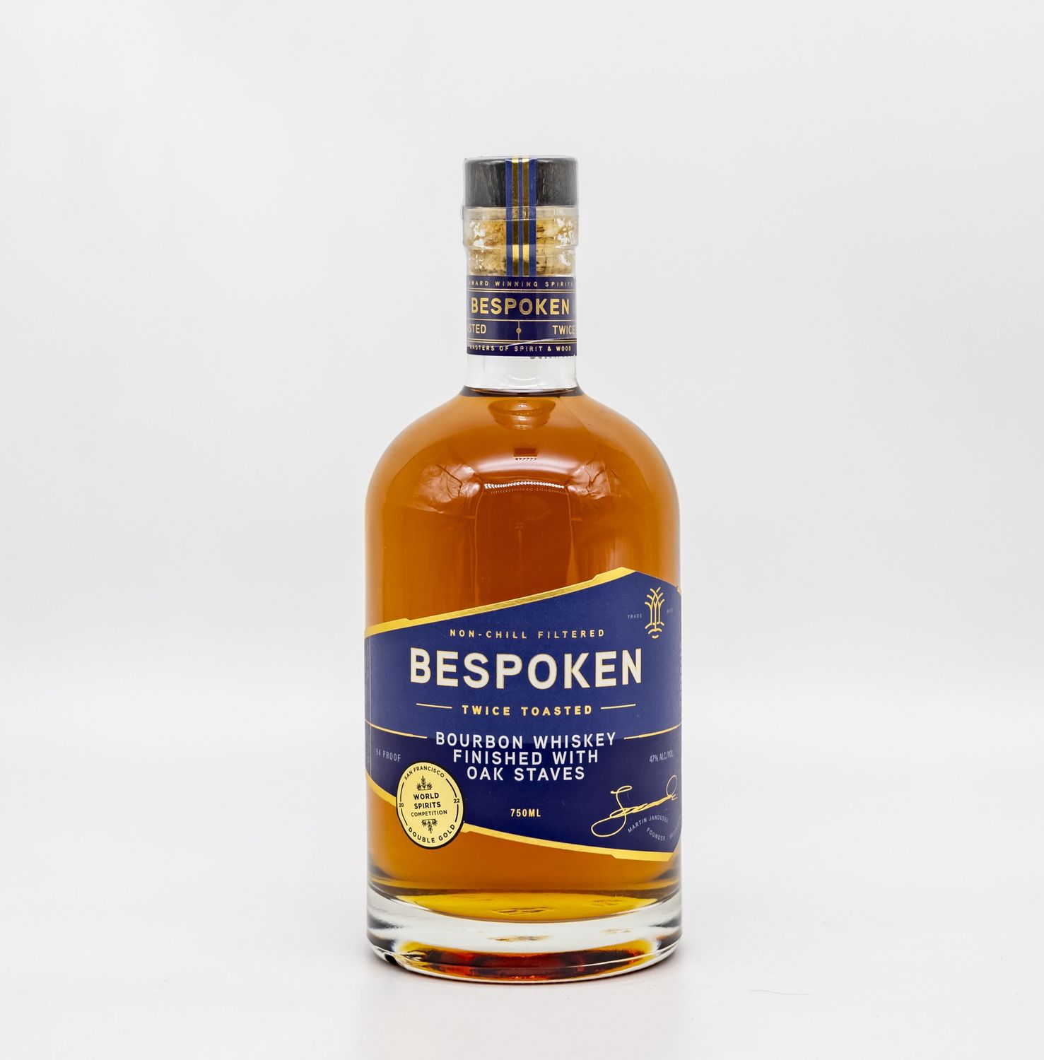 Bespoken Twice Toasted Bourbon Whiskey 750ml