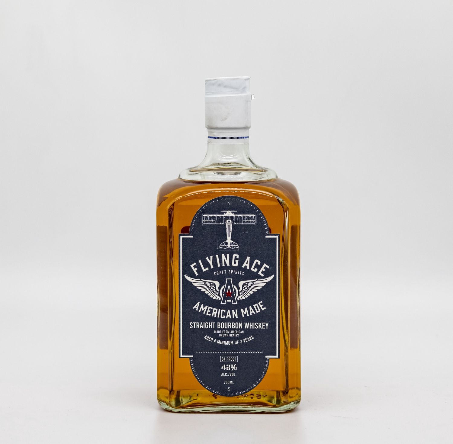 Flying Ace American Straight Bourbon 750ml