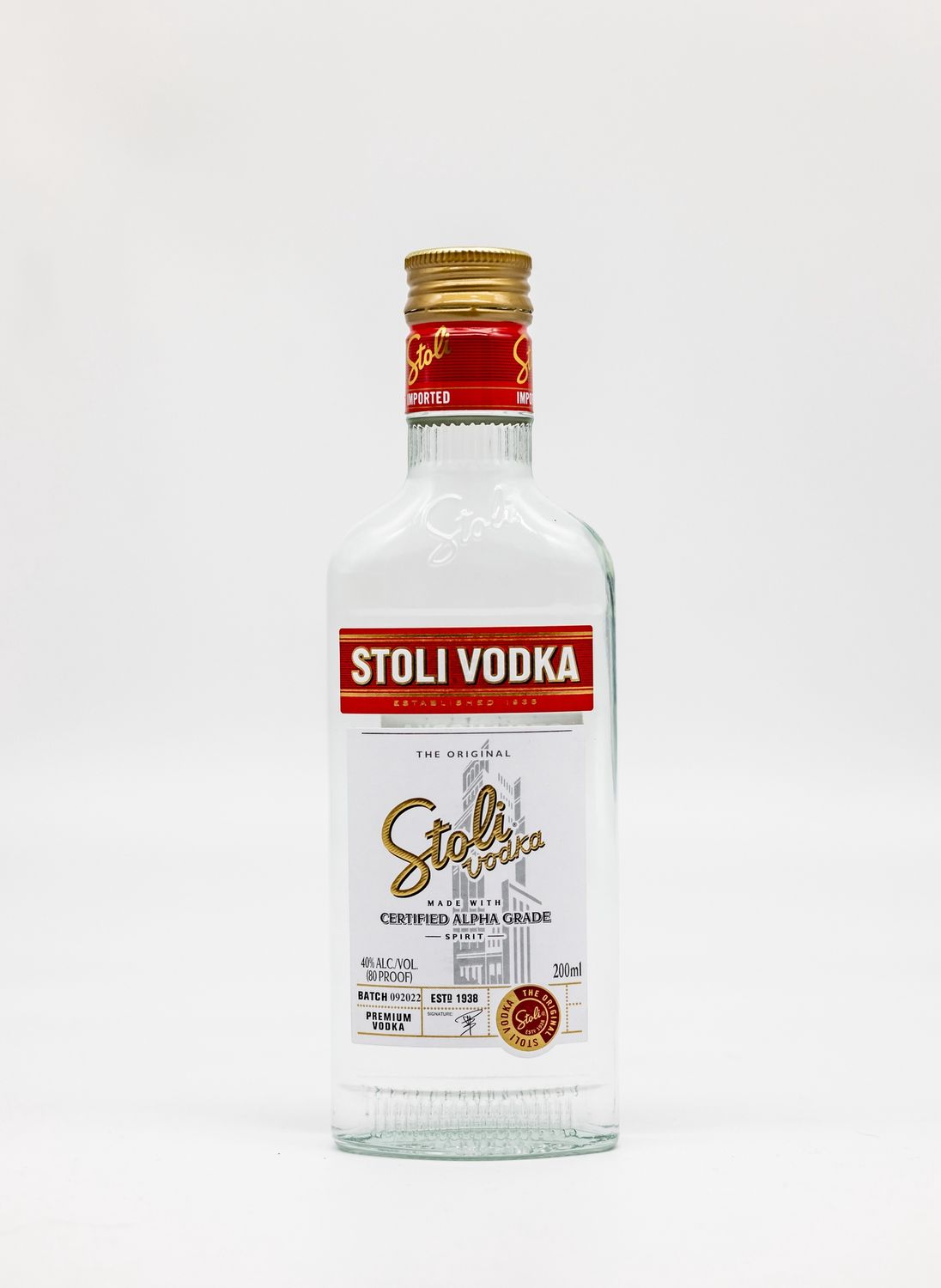 Stolichnaya 80 Vodka 200ml