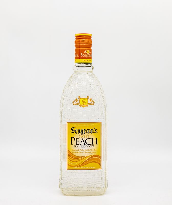 Seagram&#39;s Peach Vodka 750ml