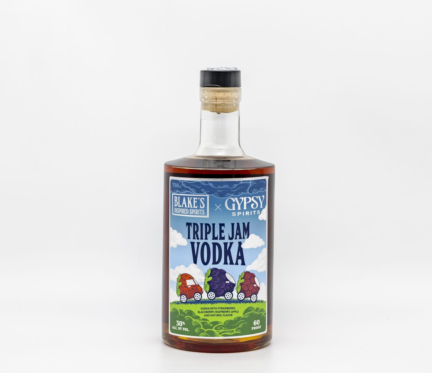 Gypsy Blake&#39;s Triple Jam Vodka 750ml