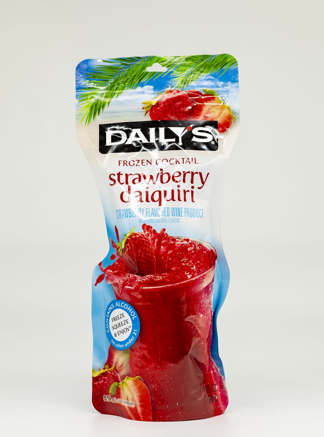 Daily&#39;s Strawberry Daiquiri Frozen Cocktail Pouch 10oz